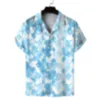 T-shirt da uomo firmate 2023 Primavera New Casual 3D Stampa allentata a maniche corte Colletto polo Camicia hawaiana per uomo IDCC