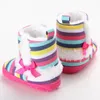Boots Born Baby Colors Striped Wool Infant Cotton Padded Shoes For Winter And Snow