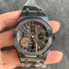 Phase Cal5134 Horloge met witte keramische rand Automatisch mechanisch kalenderuurwerk APS Herenarmband Maan eeuwigdurend 41 mm 10,5 mm 26579 Horloge SUPERCLONE Heren 183