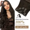 Extensions Full Shine Clip in Hair Extensions Human Hair 2628inch Hair Clips for Women 150G Human Hair Clip in Extensions Remy Clip ins