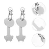 Hooks Shopping Keychain Trolley Cart Tokenrings Keychains Metal Chain Key Portable Tokens Quarter Steel Ring Stainless Holderchange