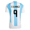 2024 كرة القدم قمصان الأرجنتين 3 نجمة Messis 24 25 مشجعي الإصدار Mac Allister Dybala di Maria Martinez de Paul Maradona Child Kit Men Hom Women Football Shirt