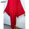 Casual Dresses Winyi Autumn Winter Monocolour Comfort Warm Thick Women Sweater Dress Elegant Sticked Loose Lady