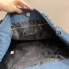 Berühmte Doppelbrief Mode -Denim Designer Schulter Französische Marke plus Frauen Achselhaut Handtasche teure hochwertige Einkaufstasche mit großer Kapazität