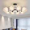 Chandeliers Modern Black LED Living Room Lamps Nordic Minimalist Home Decoration Bedroom Hall Dining Table Hanging Chandelier