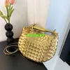 BottegVeneta Borse Tote Sardine Designer Borse Cross Border Sardine Borsa tessuta Donna 2024 Vendita calda Borsa gnocco tessuto a mano squalo Europeo e Ame hanno il logo HB7FDC