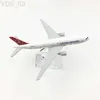 Aircraft Modle 1 400 Turkish Airlines Boeing 777 Aircraft Model Metal Simulation Airliner Alloy Statisk dekoration Flygplan Modell YQ240401