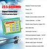 Decoração de festa MAX2870 23,5-6000MHz Gerador de sinal 0,5PPM Fonte de baixo ruído Touchable Screen PC Software Control PLL VCO
