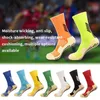 6PairsLot ANTI SLIP Fashion Football Socks Mid Calf Non-Slip Soccer Sport Cycling Sports Mens Sock EU38-44 240322