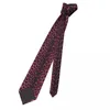 Bow Ties Pink Leopard Tie Geometric Print Cosplay Party Neck Män kvinnor Cool Fashion Slitte Tillbehör Kvalitet Grafisk krage