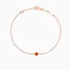 1 Mini van clover bracelet rose gold bracelet designer jewelry woman four leaf Bracelet Designer Bracelet jewlery designer for woman simple have 12 colors gift