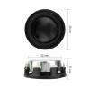 Hoparlörler Aiyima 2pcs 1 inç Mini Hoparlör 4 8 Ohm 3W 28mm Tam Menzilli Ses Orta Taraflı Bas PU Yan Hoparlör Bluetooth Ultrathin Hoparlörler