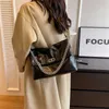 Designer Purses Clearance New Fashion Street Photo Instagram Oil Wax Chain Shopping Bag Tote Sling One Shoulder Diagonal Straddle Women's Purse