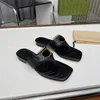 Designer-Hausschuhe, Flip-Flop-Zehensandalen, Damen-Slipper, Strand-Innenbereich, flach, klassische Luxusmarke, Sommer-Slipper, Sandalen, Slip-On, Größe 35–42, mit Box