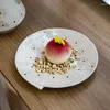 カップソーサーレトロ日本の桜の花のポットセラミック不規則コーヒーカップ料理アフタヌーンティーセット