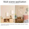 Wallpapers 4 Pcs Mirrors Acrylic Wall Stickers Peel And Frame Applique Picture Self Adhesive Border For Bathroom