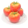 Decoração de festa 5 PCs imitação de tomate Fake Fruit Model Modeling Ornament Home Decor Plant Po Prop Mini Like Artificial Like