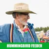 Other Bird Supplies Handheld Feeder Mini Feeding Box Flower Shape Hat Clip Feeders Training Food Jar Container