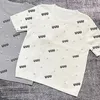 Jerséis de punto con letras de perlas para mujer, camisetas elegantes de diseñador de lujo, Tops informales de punto de manga corta para uso diario