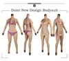 Brustpolster Dokier No-Oil-Silikon-Bodysuit Crossdresser Fake Boobs Drag Queen Strumpfhosen Fake Vagina für Transgender Shemale Brustformen 240330