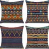 Kuddefodral Boho Linen Cushion Cover för bil vardagsrum bossa sovrum heminredning 40x40 45x45 50x50 60x60 fall y240407