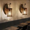 Lampa ścienna American Retro Industrial Bar Restaurant Korytarz Bórek stały drewno dekoracyjny sconce upuszczenie dostawy domu hotel ogrodowy Suppt dho6v