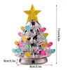 Decorative Flowers Artificial Iron Christmas Tree Ornament Lighted Festive Seasonal Decorations For Study Room Bedroom El Living