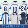 2023 2024 S-2XL Real Sociedad Soccer Jerseys CHO TAKE KUBO OYARZABAL SADIQ ANDRE SILVA ZUBIMENDI BRAIS MENDEZ MERINO LE NORMAND home away Men kids 23 24 football shirt