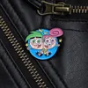 Komödie Animierte Serie Brosche Abzeichen Lustige Abenteuer Geschichten TV Show Emaille Pin Dekoration Rucksack Geschenke Für Kinder Freund Schmuck