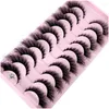 False Eyelashes 10Pairs Cat/ Faux Mink Winged End Eye Elongated Fake Lashes Soft Natural Long Fl Strip Drop Delivery Health Beauty Mak Dhsfw