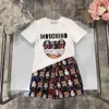 2025 Designer Kids Sets T-Shirt und Hose Kinder Baumwolle Doppel G Jungen Mädchen Sommeranzug Sport 2-9 Jahre Designer T-Shirt Hosen Set Brand 2piece Kleidung