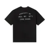 Yeni Allyept Yarım Kollu T-Shirt Yuvarlak Boyun Mektubu Sıcak Damgalı Çift Tees Gevşek Spor Külotu İnce Tişörtler Günlük Kısa Kollu Üst Giysiler