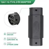 Electric Vehicle Accessories 32A 22KW GBT till typ 2 EV -adapter GB/T Plug IEC 62196 Typ2 Socket Charging Connector för billaddare Dr Otzas