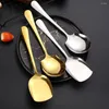 Spoons 2 Pcs Male Spoon Soup Stainless Steel Rice Kitchen Household Serving Restaurant Utensils Reusable