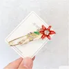 Pins Brooches Fashion Shawl Flower Brooch For Women High Quality Cor Tip Large Pins Jacket Anti-Glare Silk Scarf Buckle Jewelry Drop Dhhbv