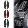 For AUDI RS3/RS4/RS5/RS TT/RS6/RS7/R8/RS Q3/RS Q8 Steering Wheel Shift Paddle Extender Carbon Fiber + ABS Red/Forged/Black Shifter