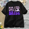 Женские футболки Мужская рубашка «Я чувствую себя невестой» Женская футболка для девичника в стиле вестерн для девочек Ковбойская ковбойская девушка в стиле кантри Свадебные футболки