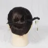 Pinces à cheveux Barrettes Bambou Gland Bâtons Chinois Hanfu Accessoires Pour Filles Frange En Bois Épingle À Cheveux Baguettes Quotidien Fourchettes Bijoux Otg27