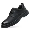 Casual Shoes High Quality Leather Men Oxford Classic Sneakers Comfortable Footwear Dress Outdoor