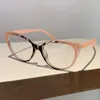 Sunglasses Vintage Anti Blue Light Optical Oversized Cat Eye Glasses Women Ladies Designer Myopia Prescription Eyewear Frame