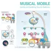 Cellulari Culla Mobile Sonagli Giocattoli Telecomando Proiezione stellare Timing Letto nato Campana Carosello per bambini Giocattolo musicale 012M Regali 2402 Dhub4