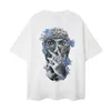 2024 Paris Ins Brand Designer T-shirts pour hommes IH NOM UH NIT Lettre masquée Hommes Imprimer Casual Manches courtes Hommes Femmes Chemise imprimée 100% coton Lâche Confortable T-shirt Taille AB