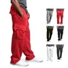 Mens Jogging Sweatpants Casual Running Black Gyms Jogger Track Pants Drawstring Cargo Pants Joggers Streetwear Sport Trousers 240318