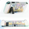 Casos TPU Transparente Capa Mole Pele Joycon Matte Capa Protetora para Nintendo Switch Oled NS JoyCon Controller Shell Protetor Completo