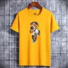 Męskie koszule zabawne niedźwiedź harajuku tshirt dla mężczyzn Summer T-shirt Short Sleevet-Shirt Męskie ubrania Mężczyzna