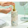 Dispenser di sapone liquido Bottiglia di lozione nordica Ceramica Porta disinfettante per le mani Wc Doccia Gel Shampoo Dispenser Piatto Accessori per il bagno