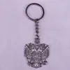 Keychains RUSSIAN FEDERATION DOUBLE-HEADED EAGLE METAL BADGE KEY CHAIN