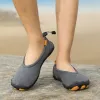 Sapatos novos sapatos de água das mulheres dos homens descalços cinco dedos deslizamento no aqua sapatos de natação respirável vadear praia ao ar livre tênis upstream