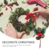 Decoratieve Bloemen Dennenappels Kerstdecoratie Ornament Kerstmis Takken Versiering Bessen Prikkers Feestartikelen Nepplant Voor Met Diner