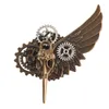 Brosches Steampunk Brosch Pin Fashionable Novelty Costume Badge Breastpin Gear Skull For Clothes Scarf Hat Tie Formal Events